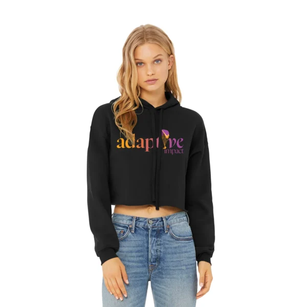 Empower - Women's Crop Hoodie - Image 2