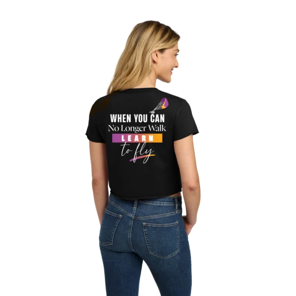 Learn to Fly - Women's Crop Shirt
